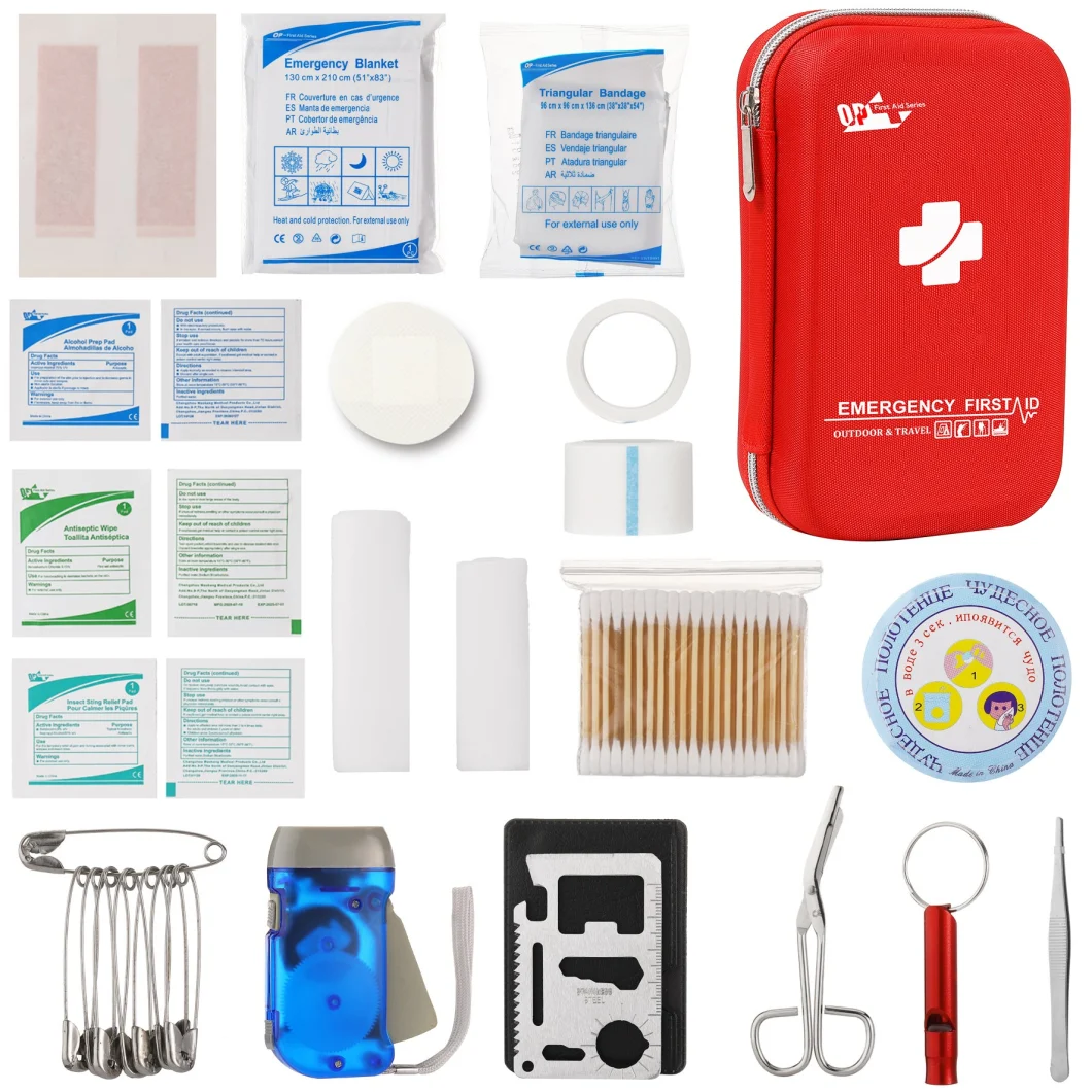 Camping First Aid Kit Emergency Pill Bag Equipment Storage Waterproof Car Kits Bag Outdoor Travel Survival Kit