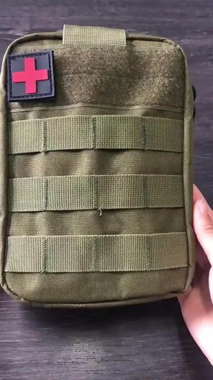 1000d Emergency Molle Pouch Rip-Away Tactical Medical First Aid Kit for Outdoor Traveling Survival