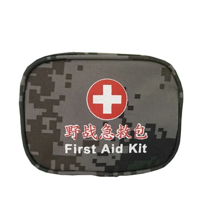 Trousse de premiers soins médicaux de soins d'urgence de l'armée militaire de terrain de camouflage personnalisé