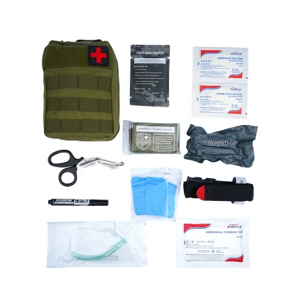 Équipement de survie d'urgence en plein air amélioré Kit de premiers secours Kit de survie Kit de premiers secours tactique