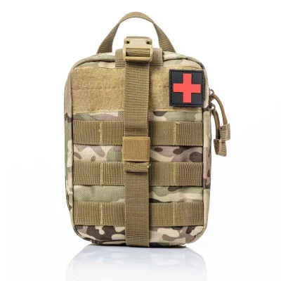 Trousse de premiers soins de survie militaire vide avec pochette Molle tactique